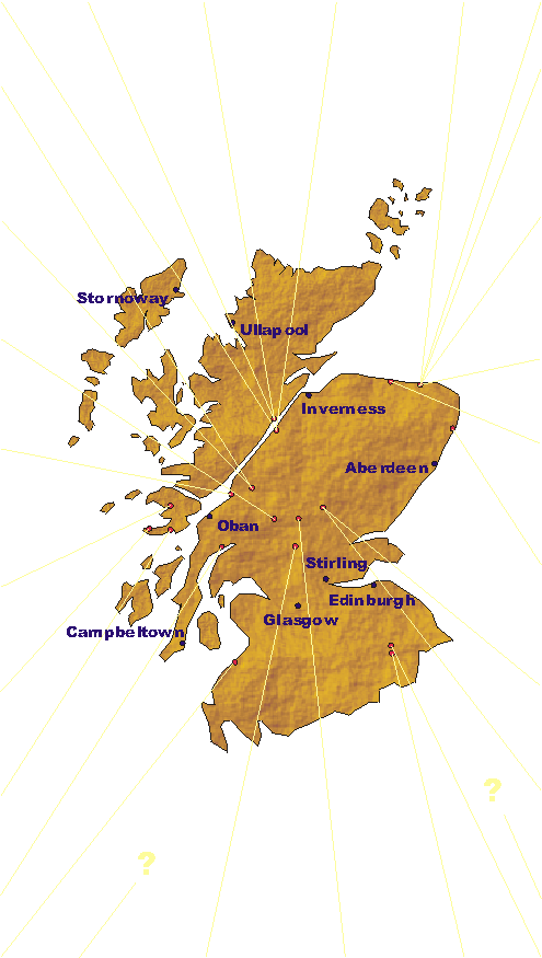 Schottlandkarte